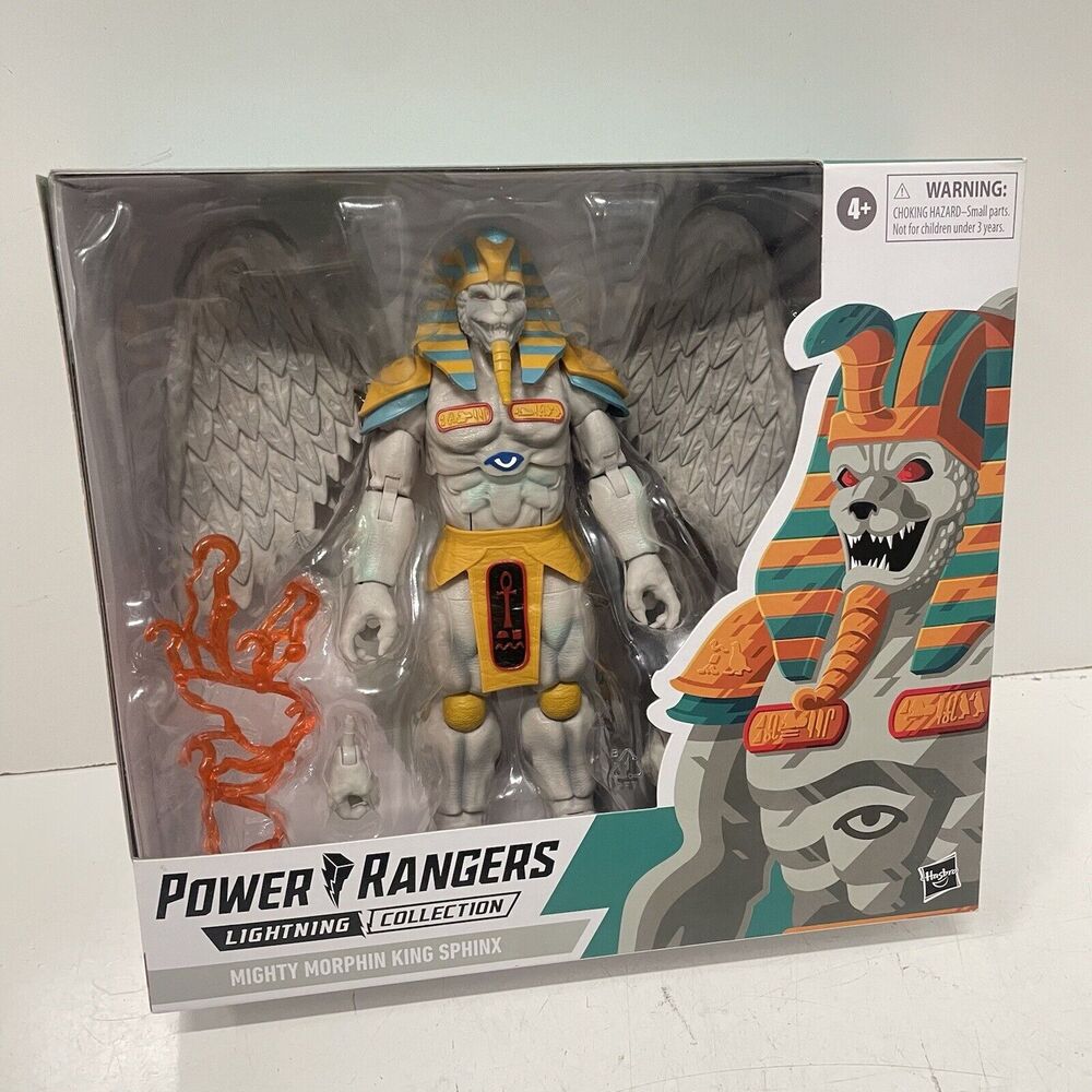 Hasbro Power Rangers Lightning Mighty Morphin King Sphinx 8 inch Action Figure